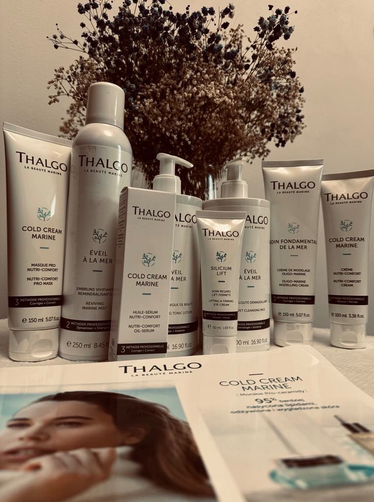 Kosmetyki Thalgo, na których pracujemy